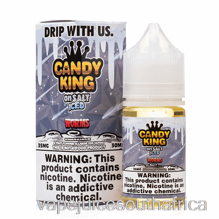 Vape Pods Iced Worms - Candy King On Salt - 30Ml 35Mg